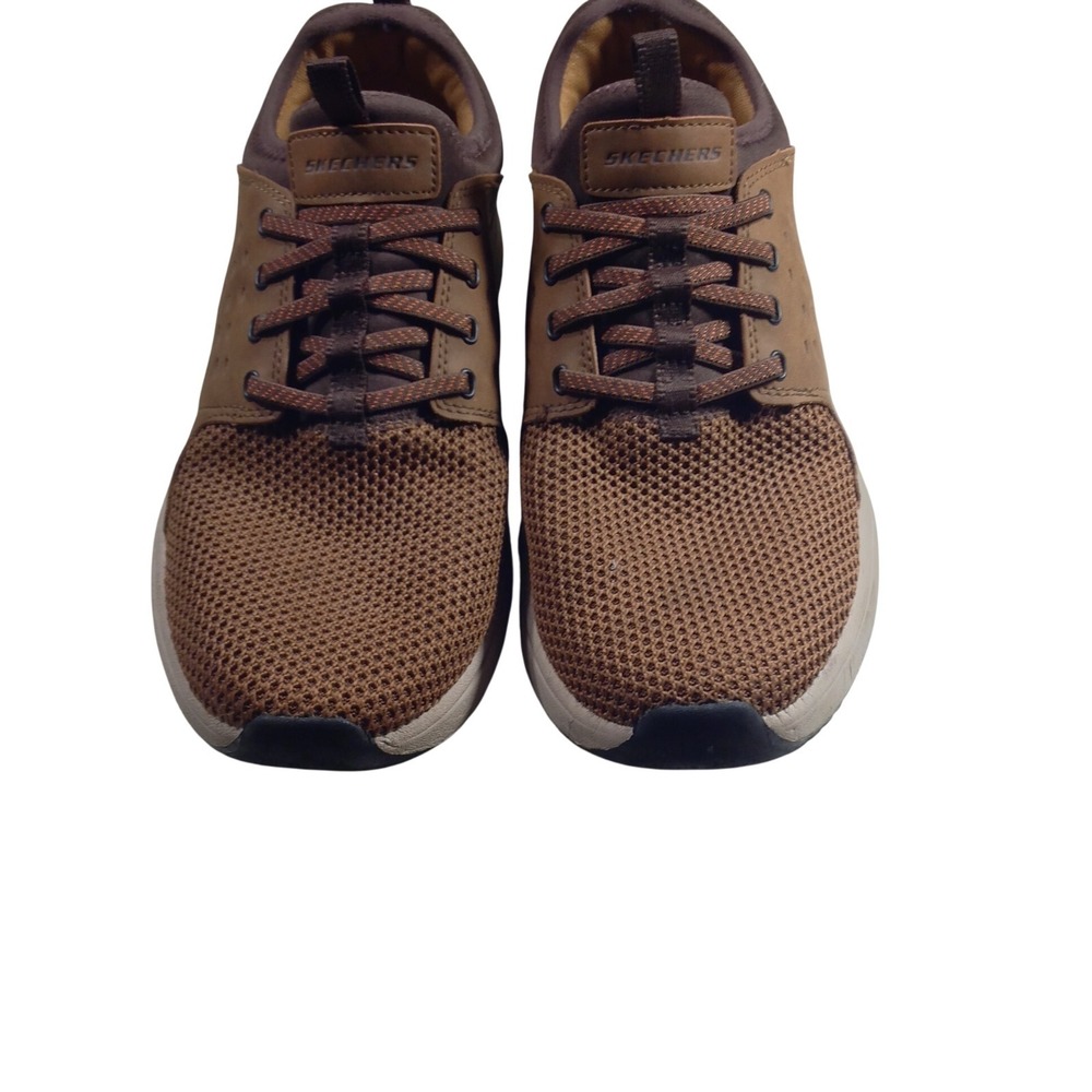 Skechers Sport Mesh Men's Size 10 Brown Low Top Walking Sneakers